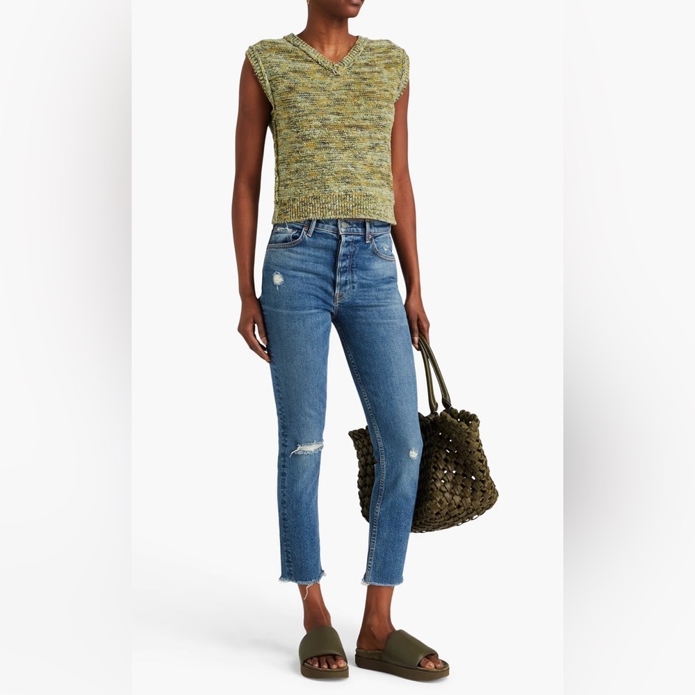 GRLFRND Karolina Distressed Jeans